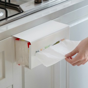 日本霜山 櫥櫃層板用懸掛式廚房紙巾架