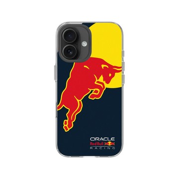 iPhone 16 Clear Case（相機按鈕） 透明 - Oracle Red Bull Racing - Jumping Bull