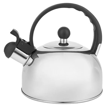 LA CAFETIERE 不鏽鋼笛音壺 1.3L 壺嘴翻蓋 防燙手柄  鏡亮銀  1個