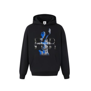 Forfearthat【光影瞬間】小眾原創衛衣復古高街美式重磅加絨帽衫