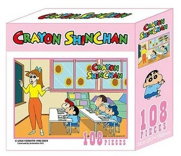 敦景 -  蠟筆小新 108片盒裝拼圖-幼兒園 CS3846C