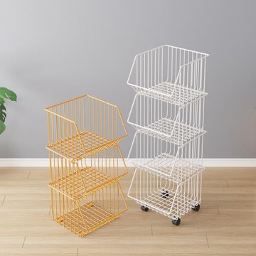 廚房置物架家用整理架子落地多層收納用品大全小推車多功能蔬菜籃