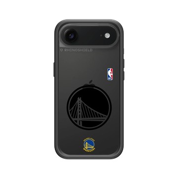 iPhone Air Mod NX -邊框背蓋組合 (相機按鈕) 黑 - NBA - B&W-金州勇士 Golden State Warriors B&W - Light