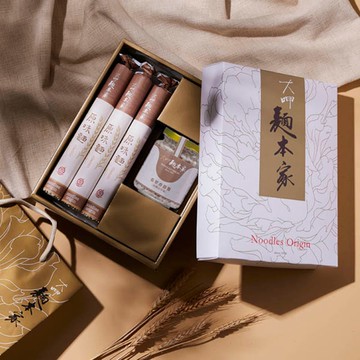 【大呷麵本家】白金禮盒(香蔥醬1罐+原味紙捲麵條2包)-下單五個工作天內出貨