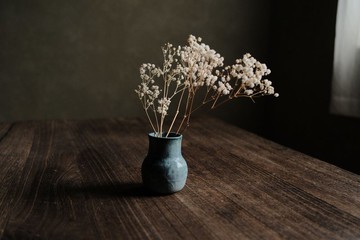 冬季的羊卓雍措・稍寬口的花瓶