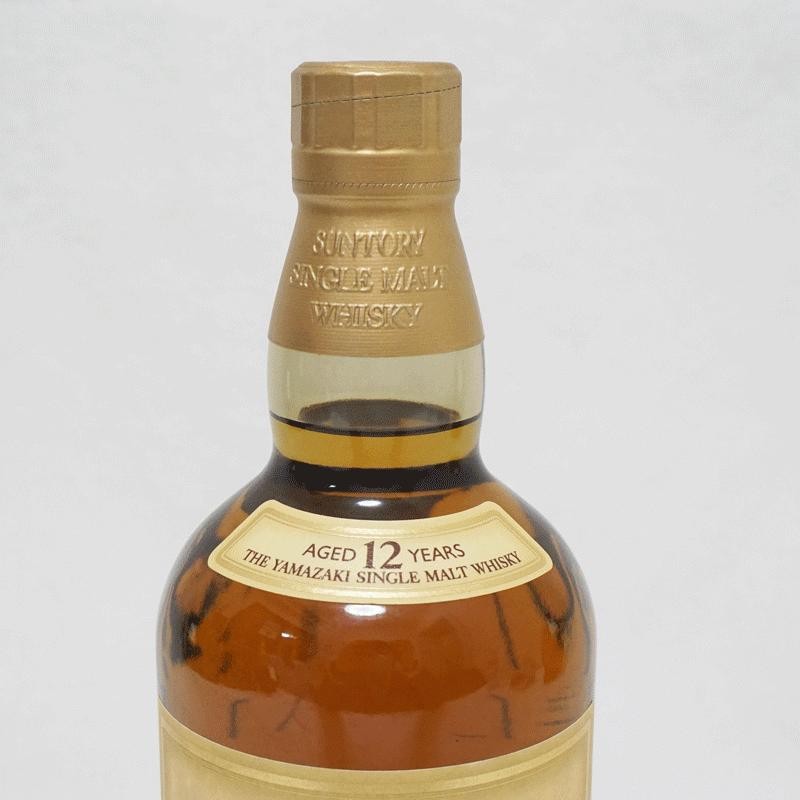 福島県内発送！！未開栓 SUNTORY WHISKY 山崎 12年 サントリー シングルモルト ウイスキー 700ml 43% 旧ラベル 旧ボトル |  LINEショッピング