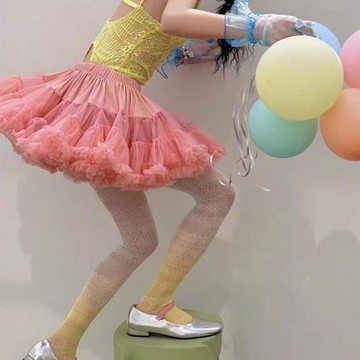 40cm大人蓬蓬裙單色百搭春季網紗