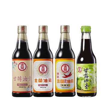 【蝦皮直營】金蘭 油膏 醬油膏/甘醇/香辣/甘露 590ml/500ml