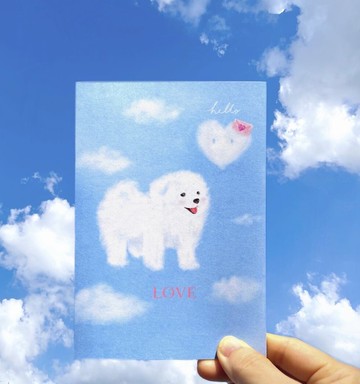 (GRIT) Cloud Dog Card (雲朵小狗卡片)