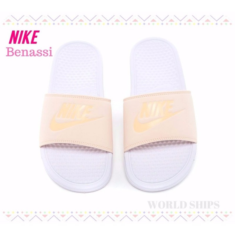 サンダル ナイキ ベナッシ メンズ レディース Nike Benassi Logo Sliders ピンク ホワイト 通販 Lineポイント最大0 5 Get Lineショッピング