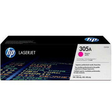 【領券滿額折200】  HP CE413A / 305A原廠洋紅色碳粉匣 適用於LJ Pro color MFP M375/M475/M451