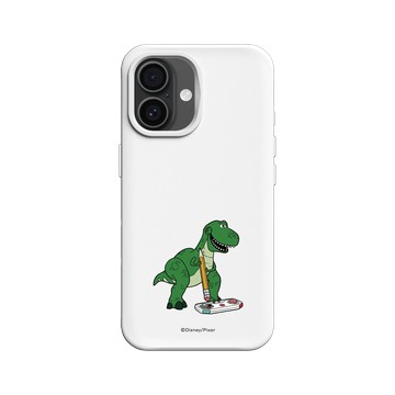 iPhone 16 SolidX 白 - 迪士尼-玩具總動員 Toy Story - 抱抱龍打電玩