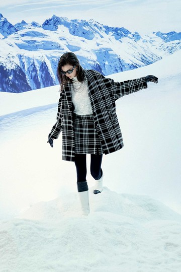 經典千鳥格紋短裙