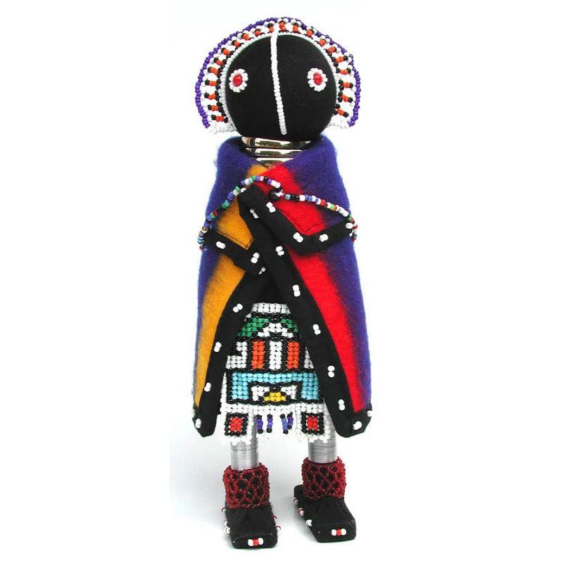 アフリキコ AFRIKICO ンデベレ人形 Ndebele Doll 南アフリカ製 Made in