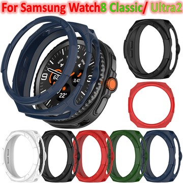 SAMSUNG TPU 保護殼保護套適用於三星 Galaxy Watch8 經典矽膠保護殼保險槓適用於 Galaxy W