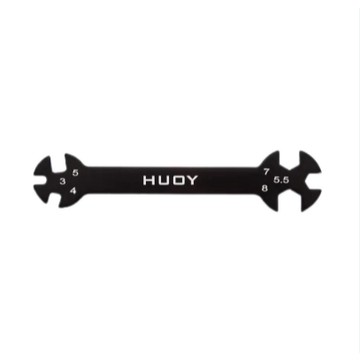 HUDY高品质工具扳手工具 3 4 5.5 7 8MM调车工具多合一181090