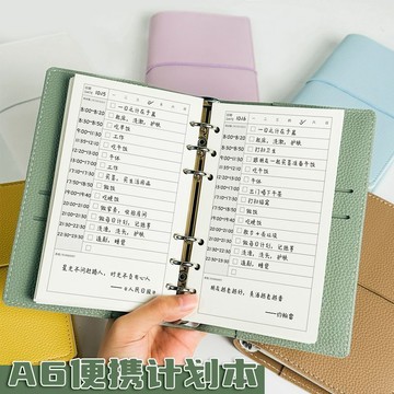 晴晴媽咪❤每小時每日計劃本 日計畫 筆記本 日計劃本 記事本 備忘錄 時間管理手冊 週計劃 日程表小雛菊學習計劃本考研時