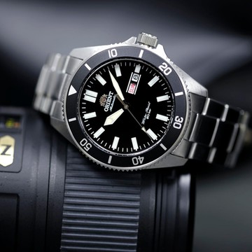 ORIENT 東方錶 WATER RESISTANT系列200M潛水錶-44mm RA-AA0008B 黑