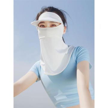 防曬面罩遮全臉防護防曬神器臉罩女面紗夏季帽子一體口罩護頸騎車