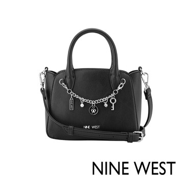 NINE WEST LILIBET 經典綴飾手提兩用包-黑色(570676)
