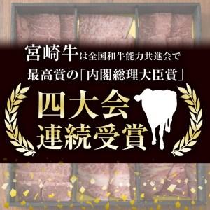 ふるさと納税 宮崎牛焼肉セット(合計800g)ウデ(400g)モモ(400g) 宮崎県門川町