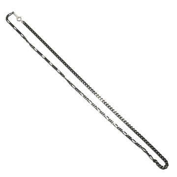 3mm 水平鍊不對稱項鍊 銀 喜平 項鍊 鍊子 銀飾 Sterling Silver 男士  وهو / 彼女 /  gender-neutral 聖誕節