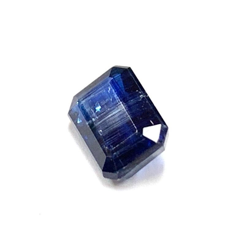 美しいブルーカラー☆宝石ルース/カイヤナイト（藍晶石/Kyanite）/エメラルドカット・スクエアカット/約2.5ct/約8×6mm/1粒【天然石/パワーストーン】【アメリカ  | LINEショッピング