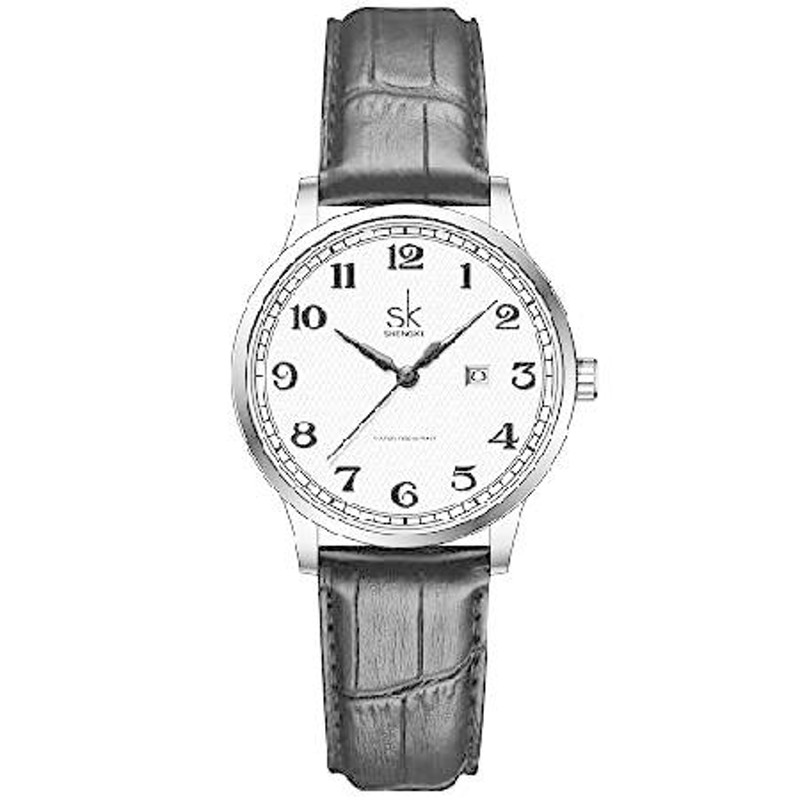 SK Classic Business Women Watches with Stainless Steel Band and