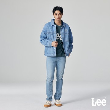 Lee 男款 706 低腰修身窄管牛仔褲 淺藍洗水｜Modern