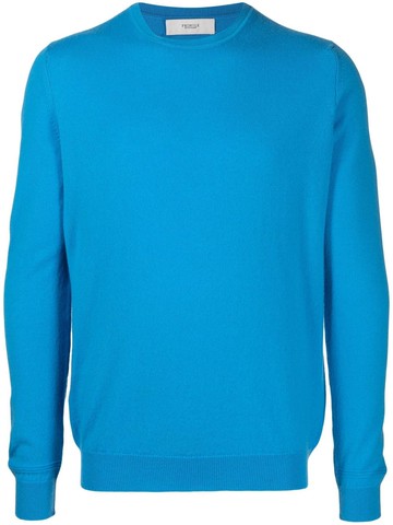 Pringle of Scotland - crew neck cashmere jumper - men - Cashmere - M - Blue