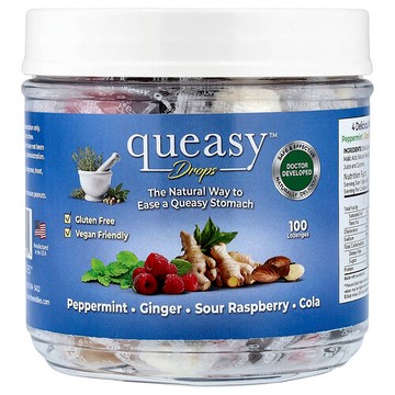 Preggie, Queasy™ 滴劑，多種口味，100 粒