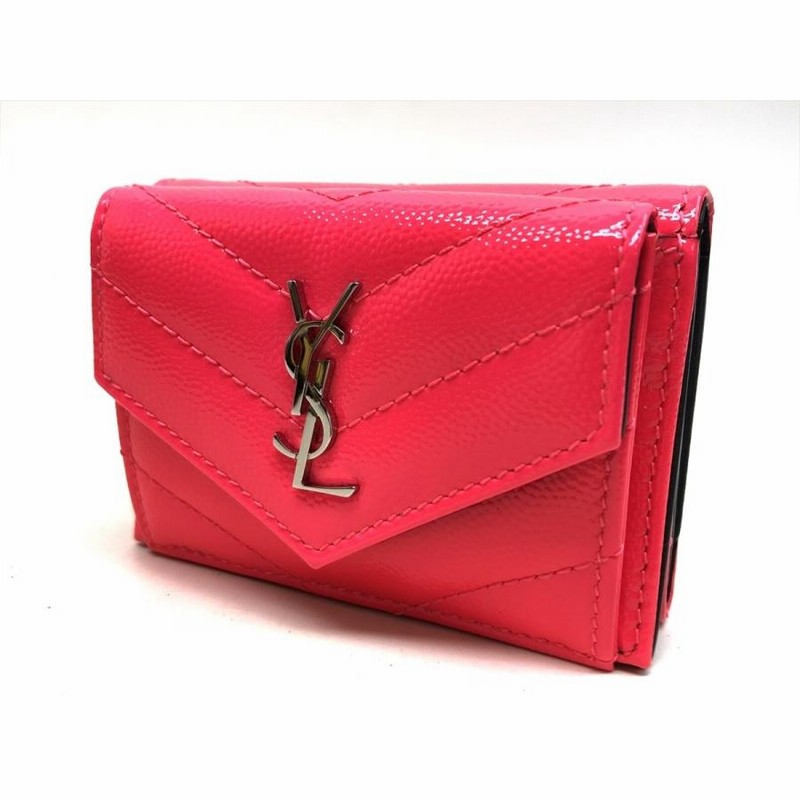 限定値下げ！イブサンローラン三折り財布 イブサンローラン三つ折財布