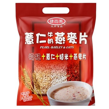 健而美 薏仁燕麥片 14包  420g  1袋