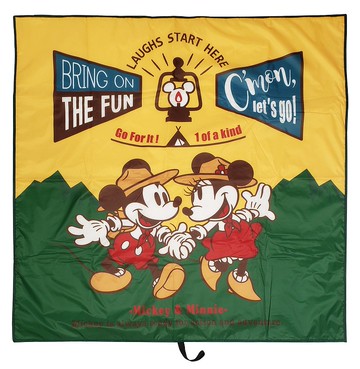 Disney Micky & Minnie 防水野餐墊