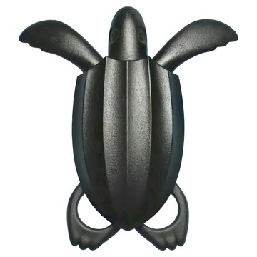 QUALy LEATHERBACK TURTLE SCISSORS皮革海龜剪刀組 14 x 12.7 x 3cm  黑色  1組