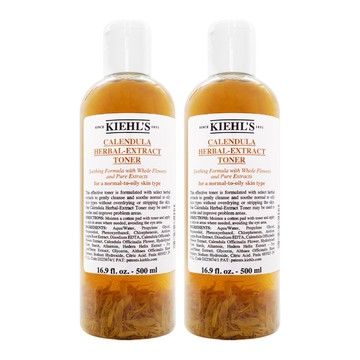【Kiehl's契爾氏】金盞花植物精華化妝水 500ml (2入組)