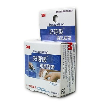 【3M】 好呼吸透氣膠帶1吋x1入 *健人館EC*