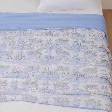 雅贊四季被羽絲綿被被芯中童被子四季通用兒童被柔軟輕薄舒適