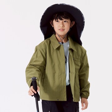 Ohsunny 兒童防曬戶外防風防水外套防紫外線夾克 UPF 50+ 男孩女孩