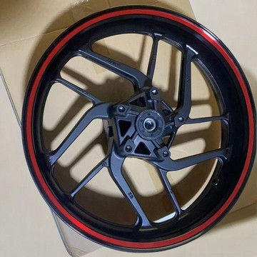 統編發票 新款劍影400摩托車輪轂火牙400跑車仿賽新世紀重機車前輪圈後輪轂 機車輪轂 機車輪框 摩托車輪轂 電動車輪轂