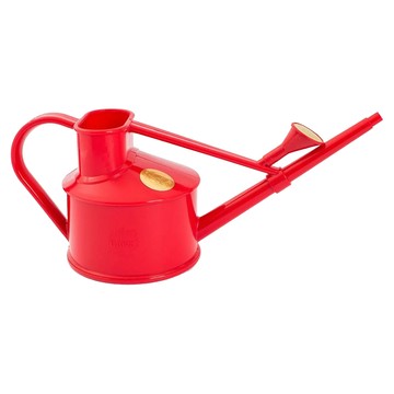 HAWS 經典澆花器 1000ml 塑膠製 重量僅200克 輕量款 小巧可愛 英國製造  鮮莓紅  1個
