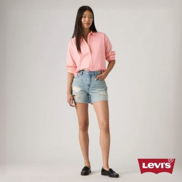 Levi s 牛仔短褲 高腰短褲 貓鬚短褲 女生短褲 女生牛仔褲 人氣新品