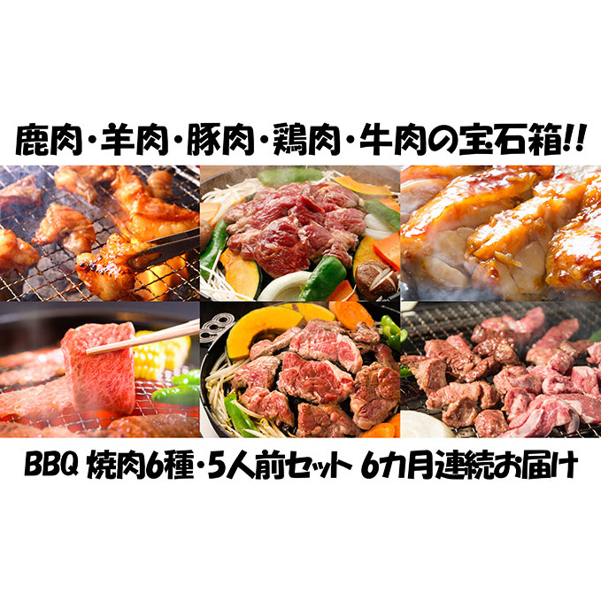 エンジョイ！BBQセット　～焼肉6種　5人前コース～