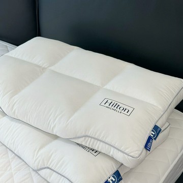 『百貨屋二號』米契爾希爾頓五星級酒店立體枕貢緞全棉超細羽絲絨枕頭枕芯