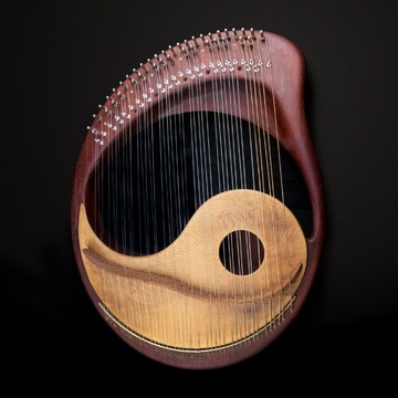 40弦太極里拉琴 世界獨家設計手工製作  靈性音樂 瑜伽 冥想樂器