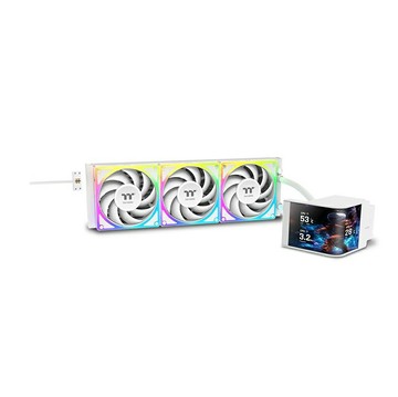 Thermaltake 曜越 MAGCurve 360  Ultra EX ARGB Sync 一體式水冷散熱器 黑色/白色