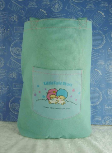 【震撼精品百貨】Little Twin Stars KiKi&LaLa 雙子星小天使~袋子_藍