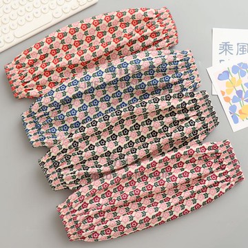 加長絲絨套袖廚房家用干活防臟袖套女耐磨防污工作上班辦公室【步行者戶外生活館】