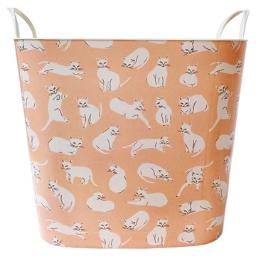 Stacksto X Leah Goren 聯名收納籃 (小貓) 聚乙烯  33.5 x 33.5 x 29.2cm  1個