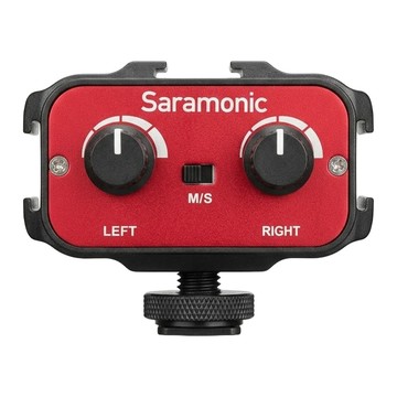 Saramonic 楓笛 雙通道混音器  SR-AX100  紅色 + 黑色